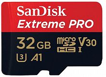   SanDisk Extreme Pro microSDHC Class 10 UHS Class 3 V30 A1 100MB/s 32GB + SD adapter