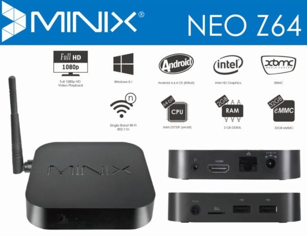 Миникомпьютеры от Minix – на Android и на Windows