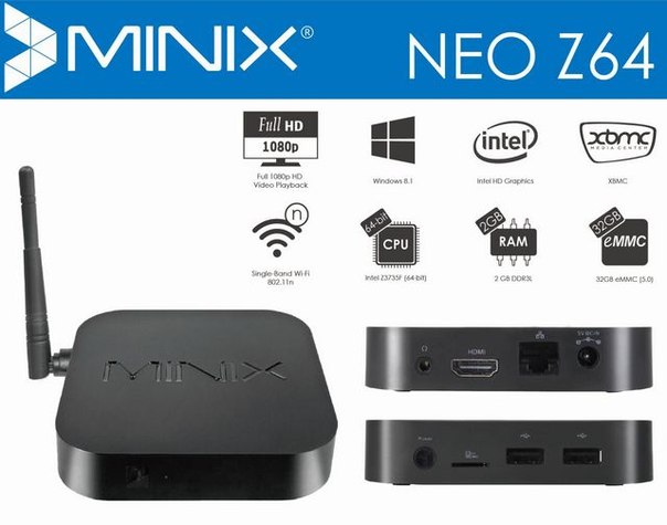 Minix Neo Z64: Android или Windows – Вам выбирать