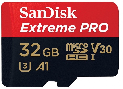   SanDisk Extreme Pro microSDHC Class 10 UHS Class 3 V30 A1 100MB/s 32GB + SD adapter